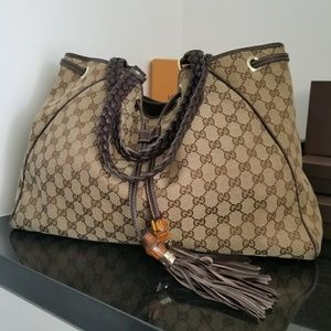 SOLD- Gucci Peggy Braided Hobo